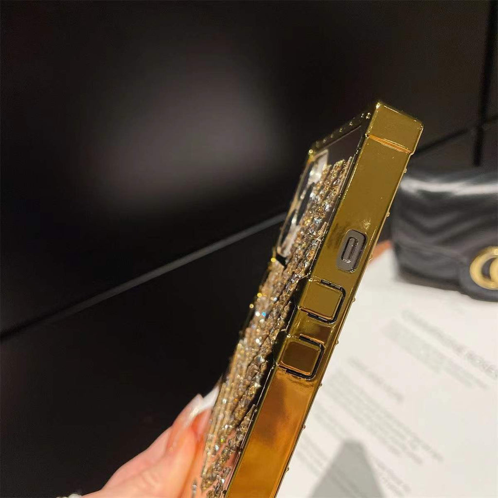 Full Diamond square phone case for iPhone