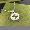 Double G interlocking ball necklace bracelet