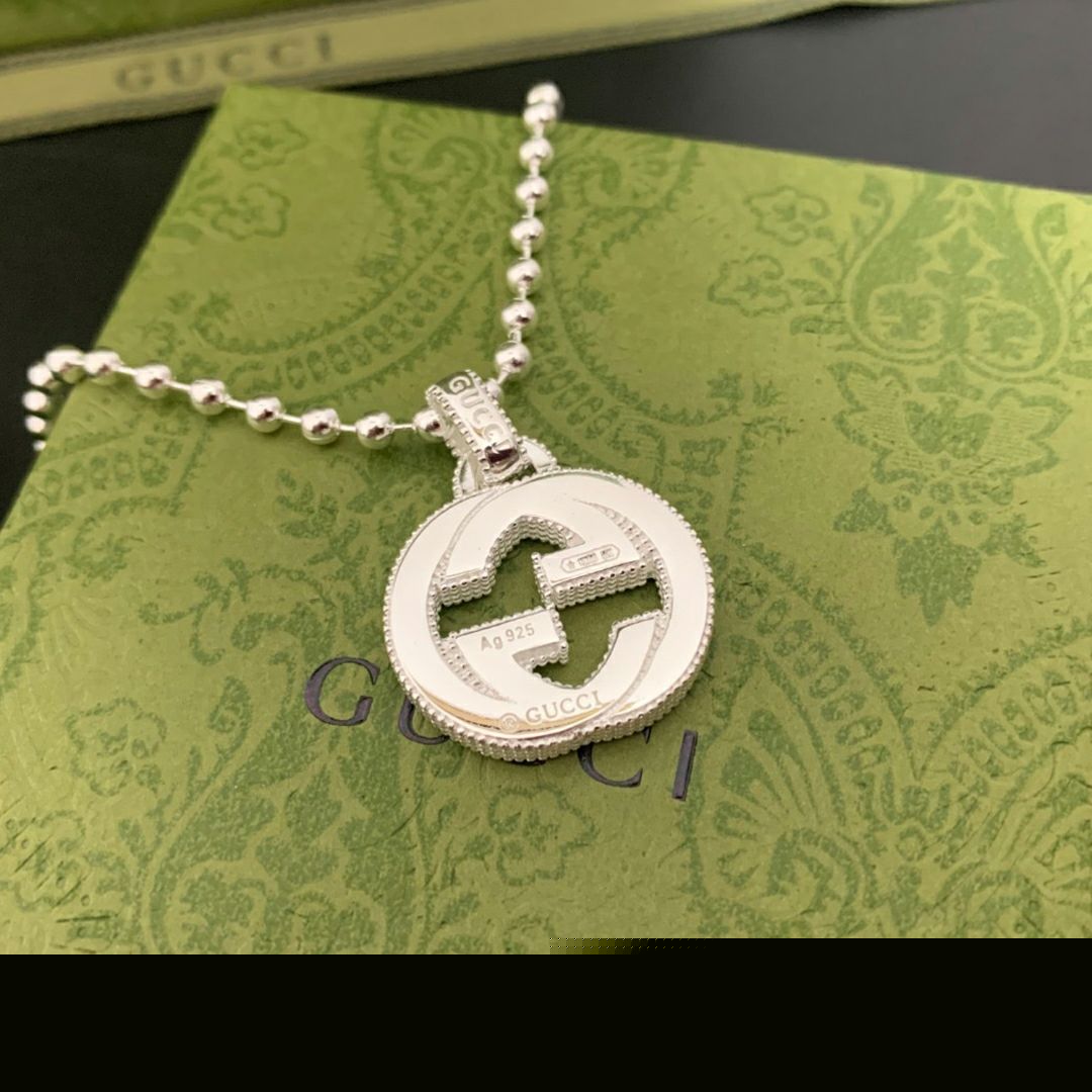 Double G interlocking ball necklace bracelet