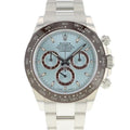 Daytona Argente Bleu Ciel Céramique Marron 4130 Suiss