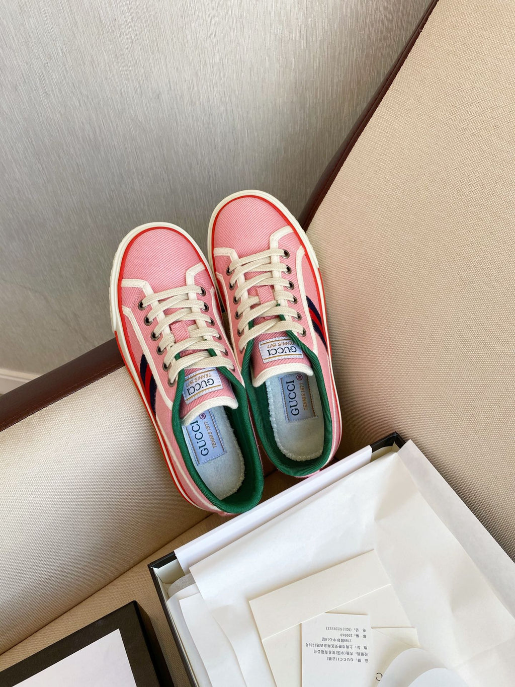 G u c c I tennis sneakers