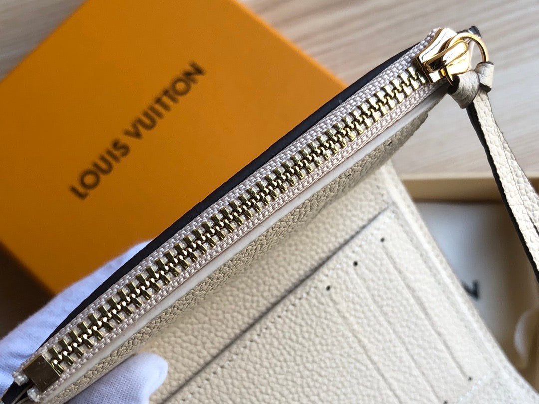 Fold white wallet