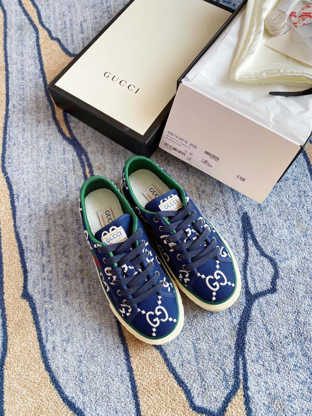 G u c c I tennis sneakers