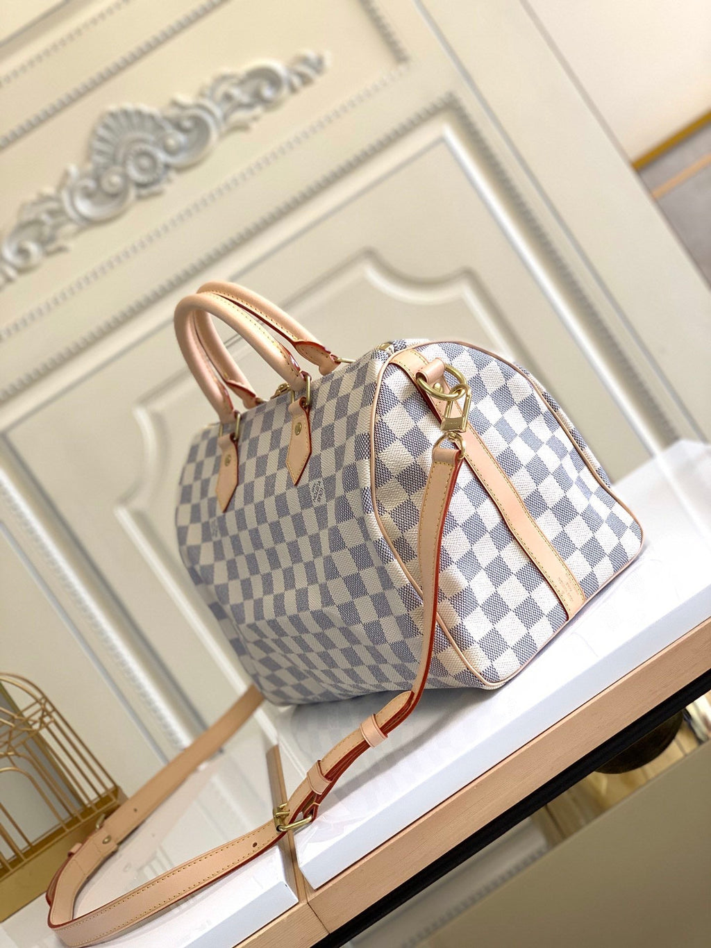 Handbag speedy white 30 cm