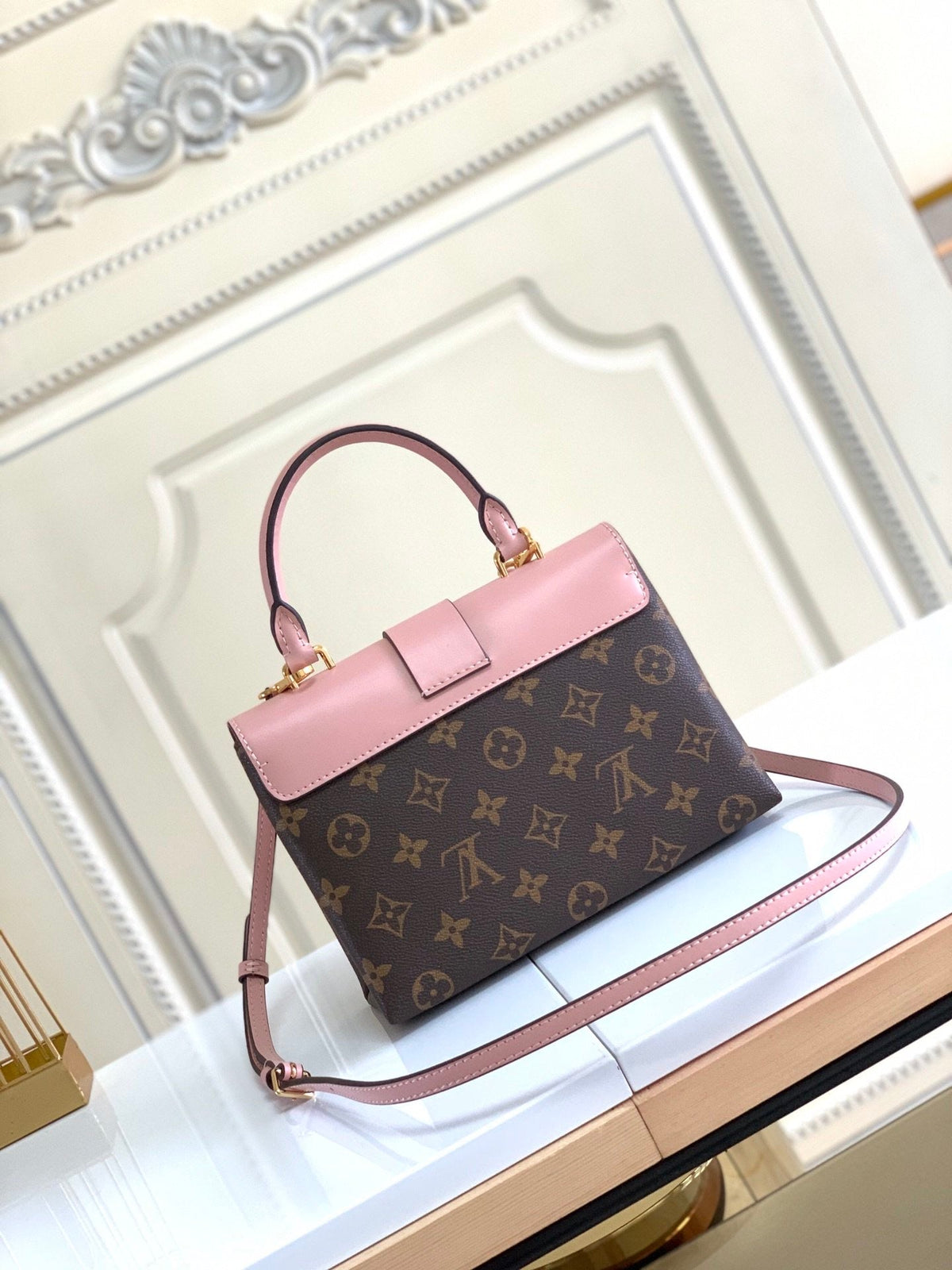 handbag lock pink